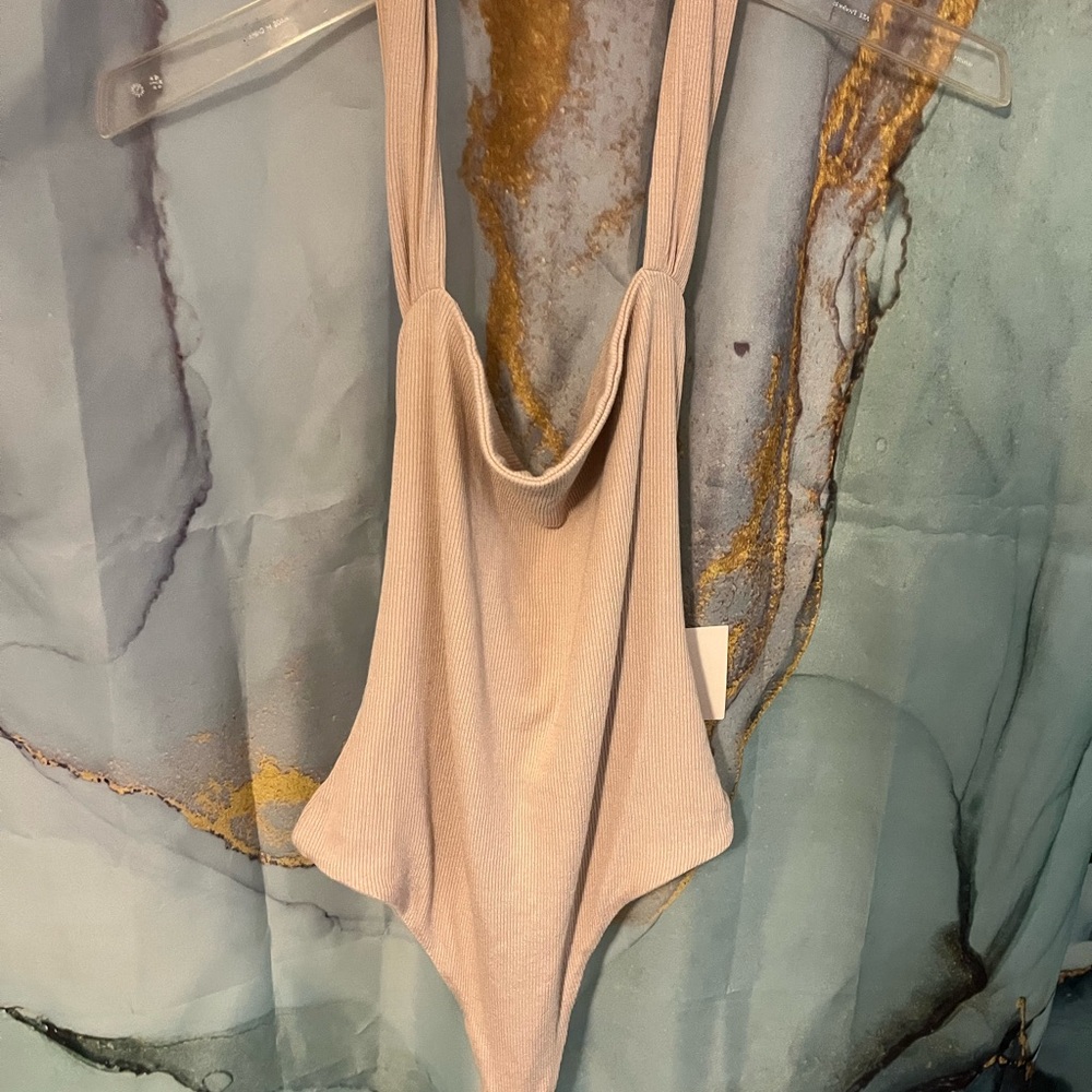 Superdown Ribbed Drape Tank Top - Picture 2 of 7